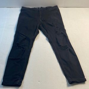 WOMENS HOLLISTER HIGH RISE JEANS LEGGING CROP